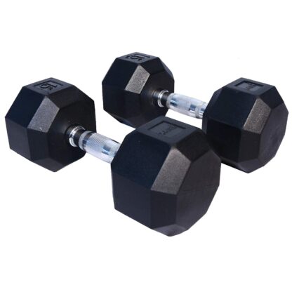 Rubber Hex Dumbbell